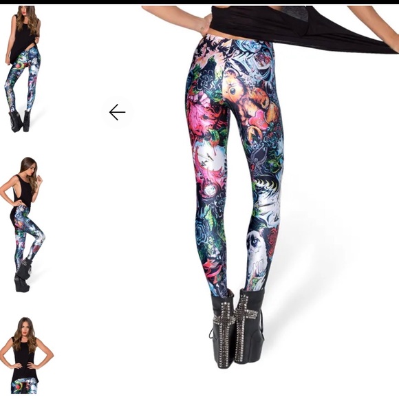 Blackmilk sketches of a bitter man legging art done by James Patrick - Picture 2 of 3